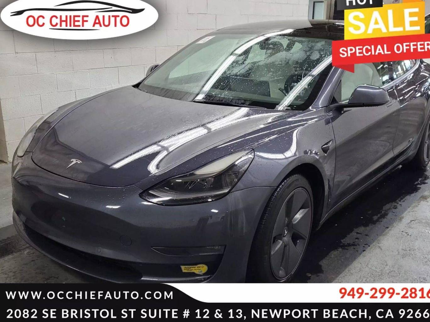 TESLA MODEL 3 2022 5YJ3E1EB9NF154245 image